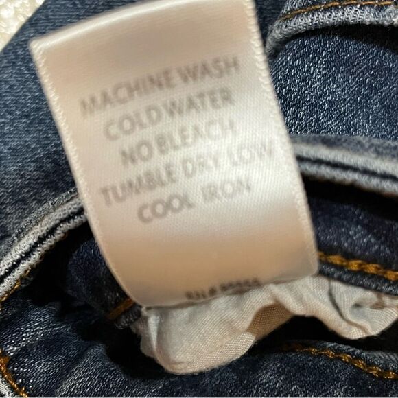 Pistola Jeans ladies Distressed Raw Hem Skinny Denim Blue Jeans Size 25 - Picture 12 of 13